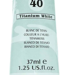رنگ روغن وستا مدل Titanium White 40 حجم 37 میلی لیتر