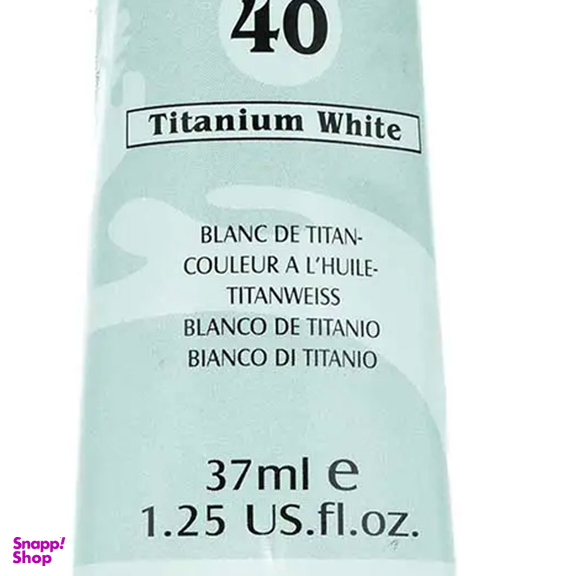 رنگ روغن وستا مدل Titanium White 40 حجم 37 میلی لیتر