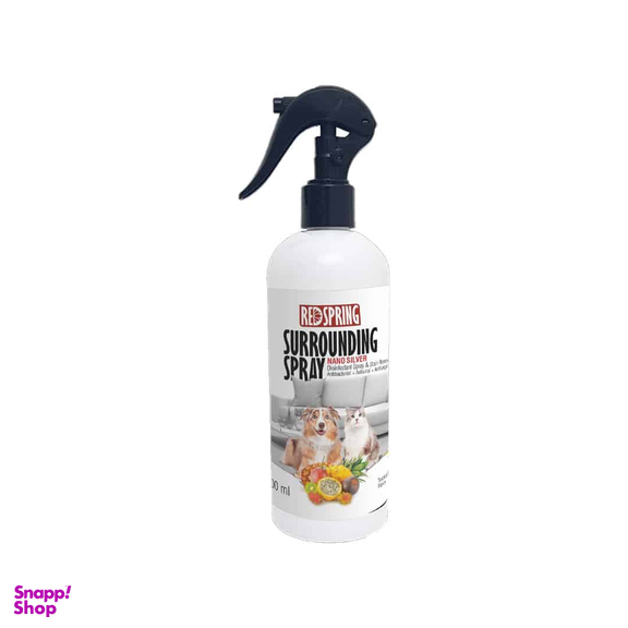 اسپری ضدعفونی کننده و لکه بر محیط رداسپرینگ مدل Surrounding Spray رایحه استوایی حجم 500 میلی لیتر