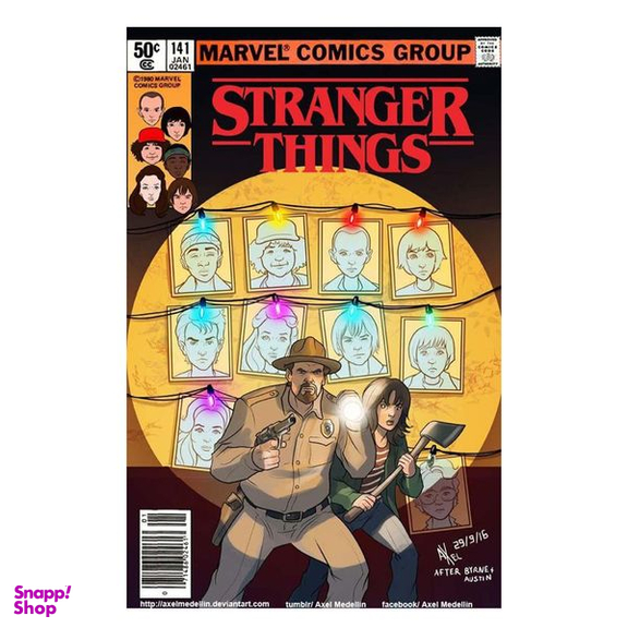 پوستر ویرمان مدل stranger things