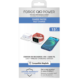 شارژر بی سیم فورس مدل FPMSINDUC3EN1W MagSafe