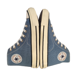 کفش ساقدار طرح کانورس آل استار کد B2514 رنگ آبی