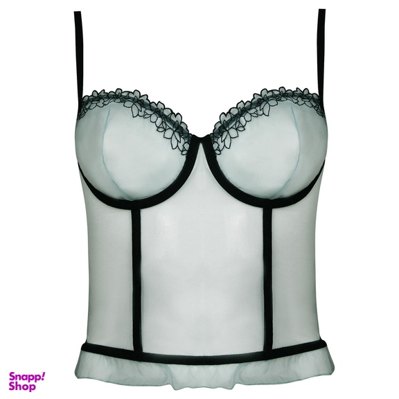 ست شورت و سوتین زنانه برتا مدل فنردار شیشه ای کد 5111-2261 رنگ سبز روشن