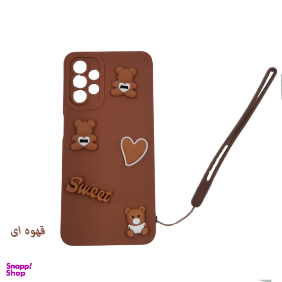 قاب گوشی موبایل لیمیا مدل عروسکی لنزدار ژله ای طرح Sweet مناسب سامسونگ Galaxy A53 به همراه دستبند