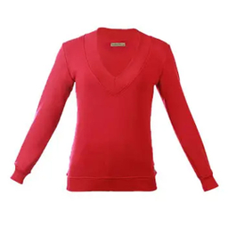 بلوز تریکو آستین بلند زنانه برنس مدل ستیلا رنگ قرمز