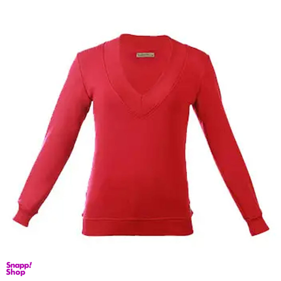 بلوز تریکو آستین بلند زنانه برنس مدل ستیلا رنگ قرمز