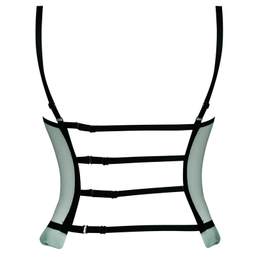 ست شورت و سوتین زنانه برتا مدل فنردار شیشه ای کد 5111-2261 رنگ سبز روشن