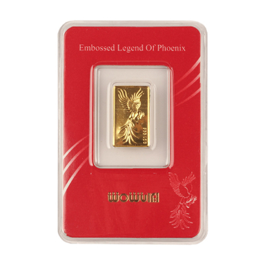 شمش طلا 24 عیار ایران شمش مدل سیمرغ کد T-0.7