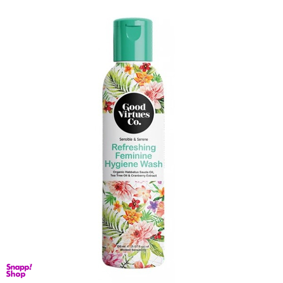 ژل بهداشتی بانوان گود ورچو مدل خنک کننده و طراوت بخش حجم 150 میلی لیتر