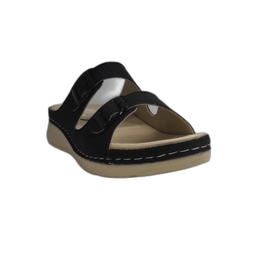 دمپایی طبی زنانه شهرام طب کد 8023 رنگ مشکی