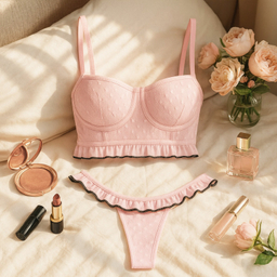 ست شورت و نیم تنه زنانه ماییلدا مدل فنردار کد 5432-606