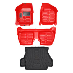 کفپوش پنج بعدی خودرو پانیذ مدل EVA مناسب ساینا به همراه کفپوش صندوق