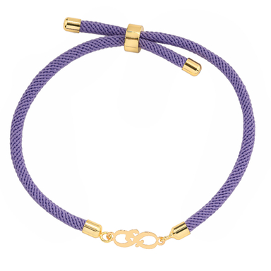 دستبند طلا 18 عیار زنانه میلی گالری مدل آسانسوری طرح بینهایت کد MT1483