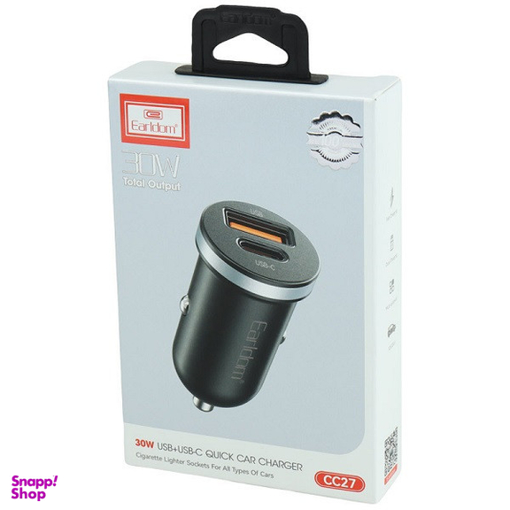 شارژر فندکی ارلدام مدل ES-CC27 PD 3A 30W