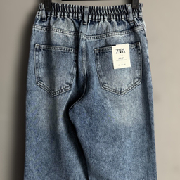 شلوار بگ مردانه طرح ZARA کد 3488 رنگ آبی