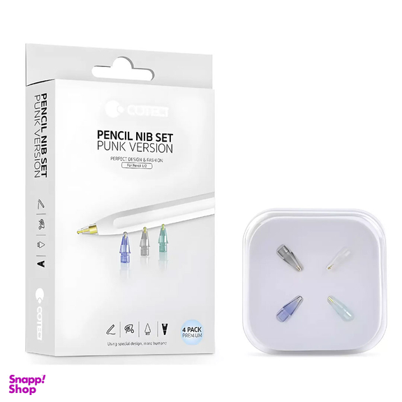 نوک یدک قلم لمسی طرح شفاف کوتتسی مدل 63008 مناسب Apple Pencil 1/2