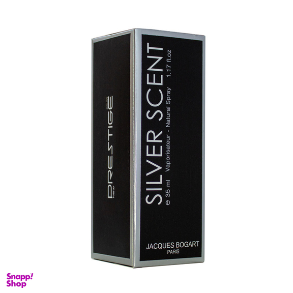 عطر جیبی مردانه پرستیژ مدل Silver Scent حجم 35 میلی لیتر