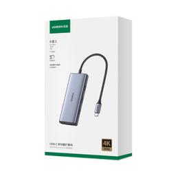هاب 6 پورت تایپ سی یوگرین مدل CM498-90885