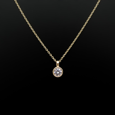 گردنبند طلا 18 عیار زنانه کاپانی مدل kn091