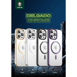 کاور گرین لاین مدل Delgado Chrome مناسب برای گوشی موبایل اپل IPhone 14 Pro Max