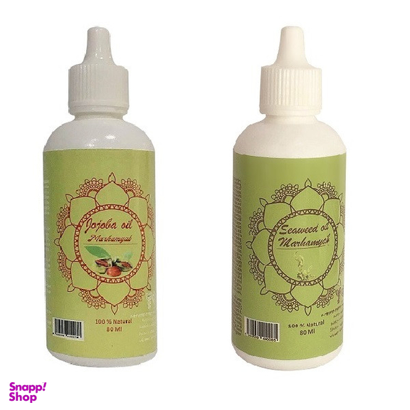 روغن مو مرهم یاب مدل جلبک دریایی و جوجوبا حجم 80 میلی لیتر مجموعه 2 عددی