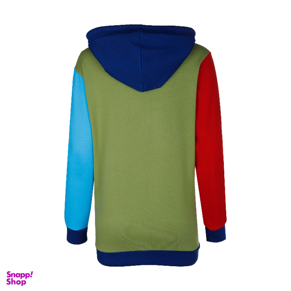 هودی اسپرت لوینت مدل کالرفول کد 6242 رنگ زمینه سبز