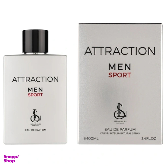 ادوپرفیوم مردانه اسپرینگ لیلیز مدل Attraction حجم 100 میلی لیتر