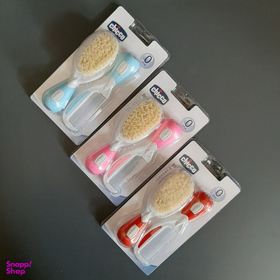 ست شانه و برس کودک چیکو مدل جغجغه دار کد 55