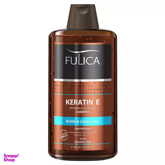 شامپو موی سر فولیکا مدل Keratine E حجم 400 میلی لیتر