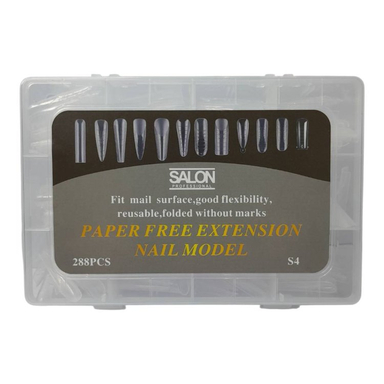 قالب کاشت ناخن سالن مدل Mixs4 بسته 288 عددی