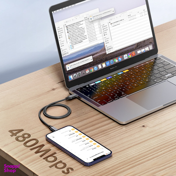کابل دیتا Type-C به Lightning لنشن مدل CLN طول 1 متر