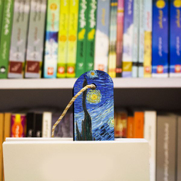 نشانگر کتاب ترمه طراحان ایده مدل شب ستاره ای از ونگوگ کد art0010