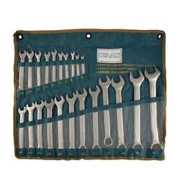 مجموعه 22 عددی آچار یک سر تخت یک سر رینگی نولان مدل 301222