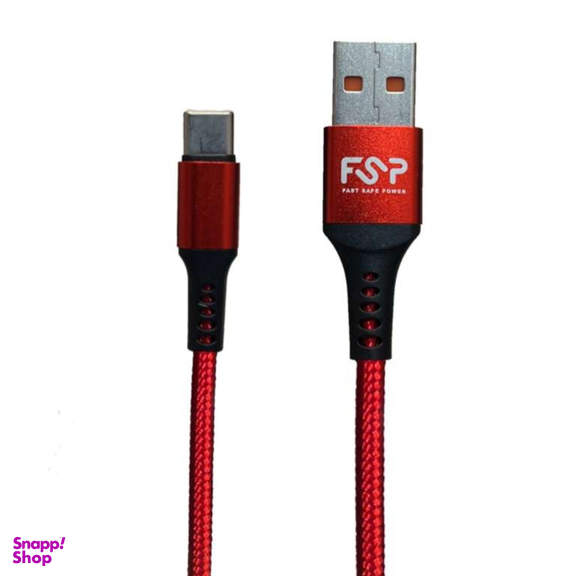 کابل تبدیل USB به Type-C اف اس پی مدل C-50 طول 1 متر