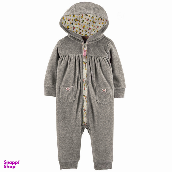 سرهمی نوزادی مدل کلاه دار کد 1856