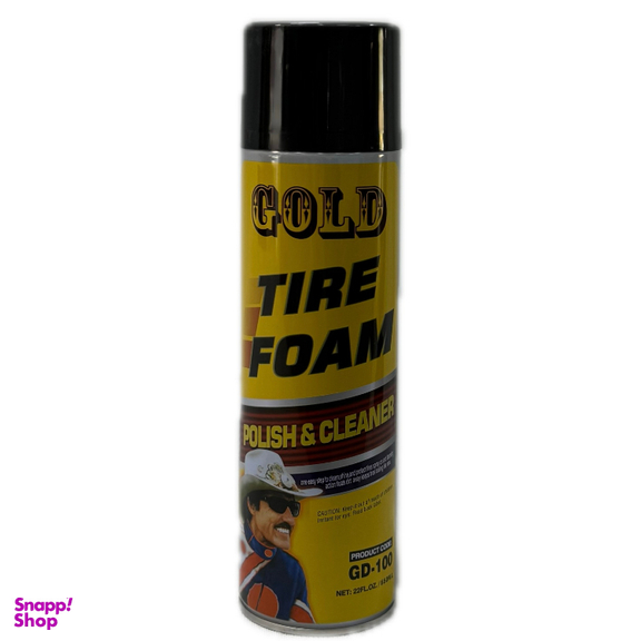 اسپری محافظ لاستیک گلد مدل TIRE FOAM