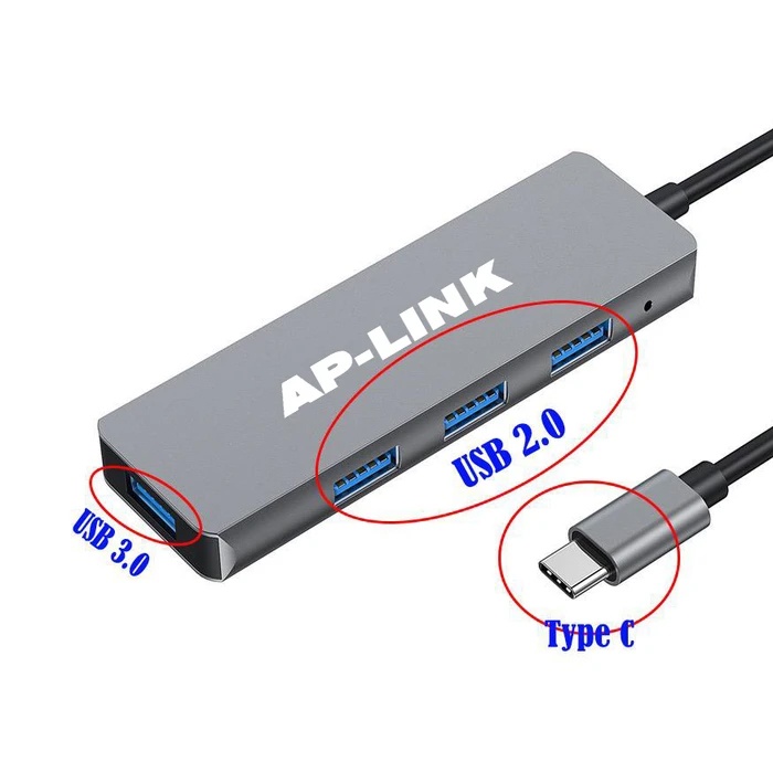 USB هاب 4 پورت Type-C ای پی لینک مدل AL