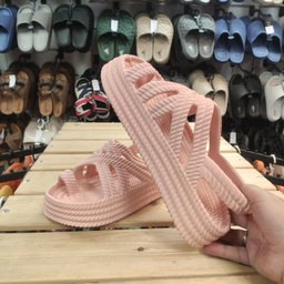 دمپایی دخترانه زیتون مدل ساحلی رنگ صورتی