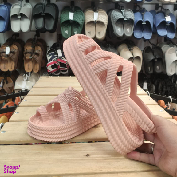 دمپایی دخترانه زیتون مدل ساحلی رنگ صورتی