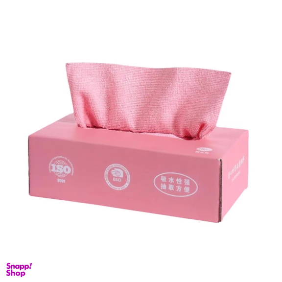 دستمال نظافت حوله ای میکروفایبر بسته 20 عددی