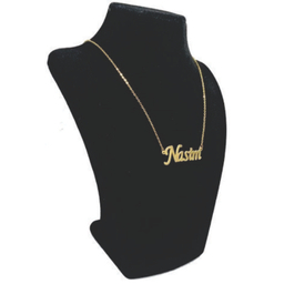 گردنبند زنانه مدل اسم نسیم کد Am007 رنگ طلایی