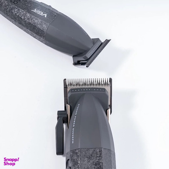 2 عدد ماشين اصلاح سر و ماشین اصلاح صورت وی جی آر کد V_640