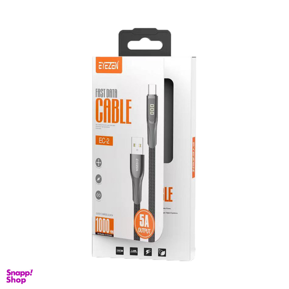 کابل تبدیل USB به USB-C آیزن مدل Digital HD EC-2 Fast Charge طول 1 متر