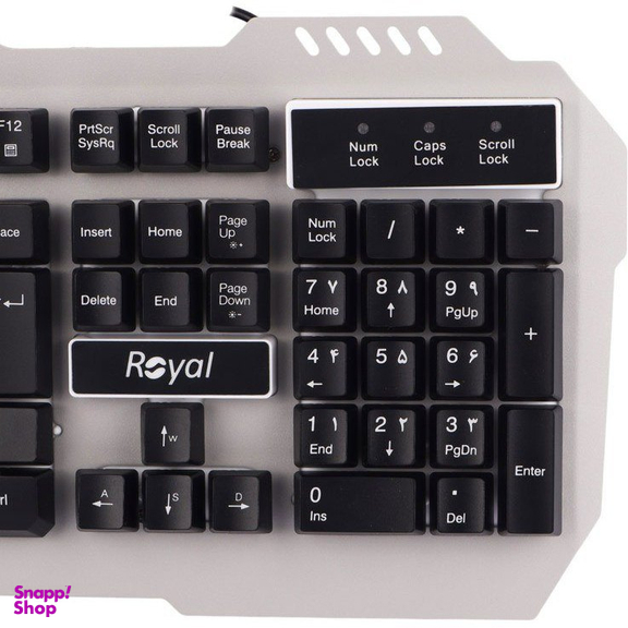 کیبورد باسیم مخصوص بازی رویال مدل RKG-615