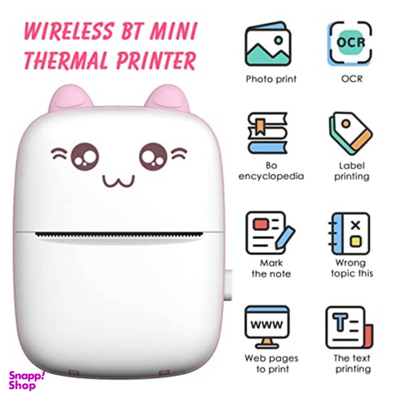 پرینتر لیبل زن حرارتی ناب سل مدل پرتابل خرگوشی کد PIN-NAAB001