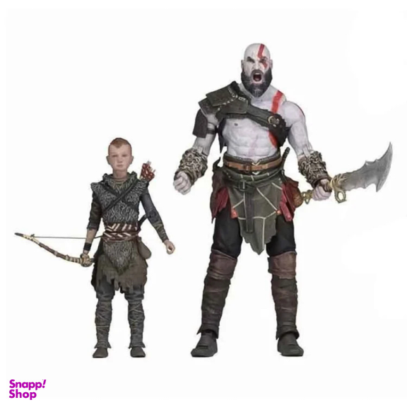 اکشن فیگور نکا مدل کریتوس و آترئوس سری God of War New