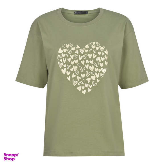 تیشرت آستین کوتاه زنانه باینت مدل 2261792 رنگ سبز