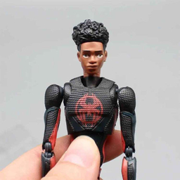 اکشن فیگور بندای مدل اسپایدرمن مایلز مورالس طرح Spiderman Miles Morales SHFiguarts