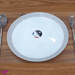 بشقاب خورش خوری گلدن اپال طرح سکمنت کد 2 B گود بسته 6 عددی