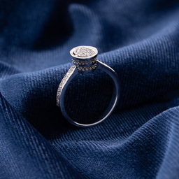 انگشتر طلا 18 عیار زنانه جواهری سون کد 0028